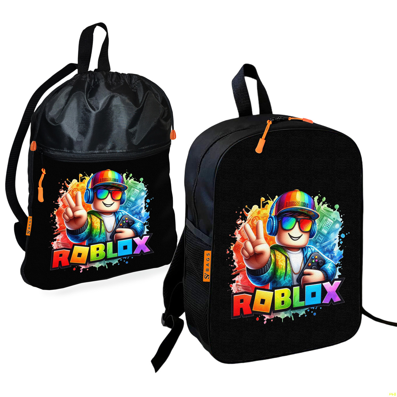 riukzak-ditiachii-z-sumkoiu-dlia-vzuttia-no-brand-roblox-riznokolorovii-2-sht-01825