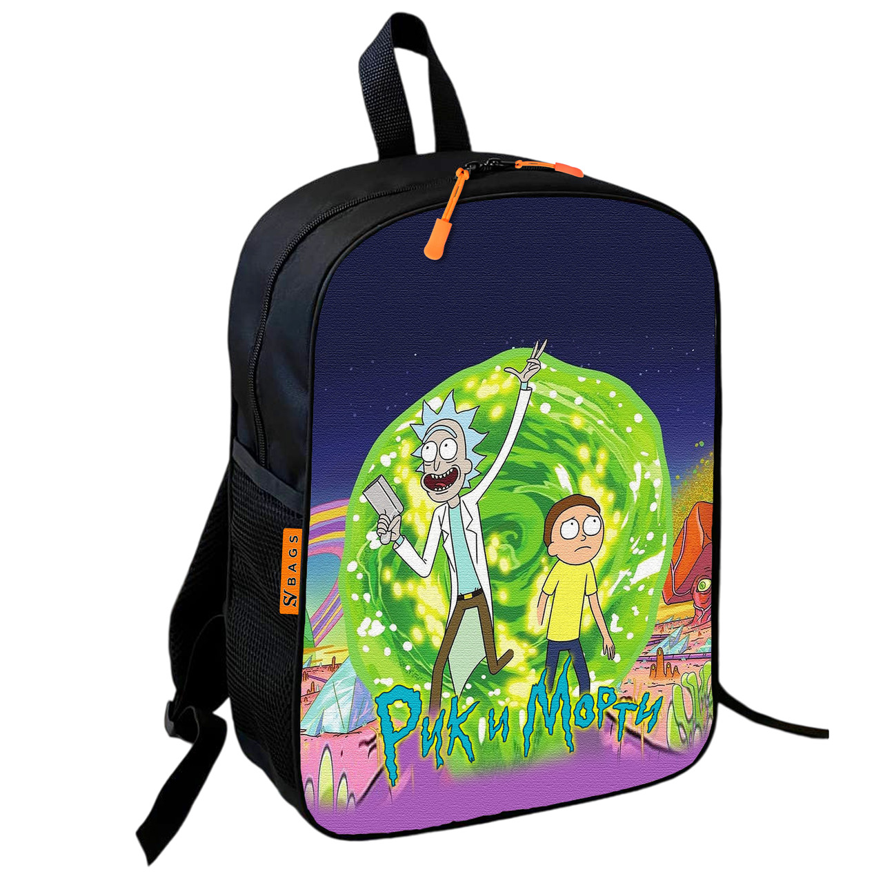 riukzak-ditiachii-z-sumkoiu-dlia-vzuttia-no-brand-rick-and-morty-riznokolorovii-2-sht-01816