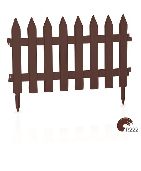 sadovoe-ograzhdenie-prosperplast-garden-classic-korichnevoe-3-2-m
