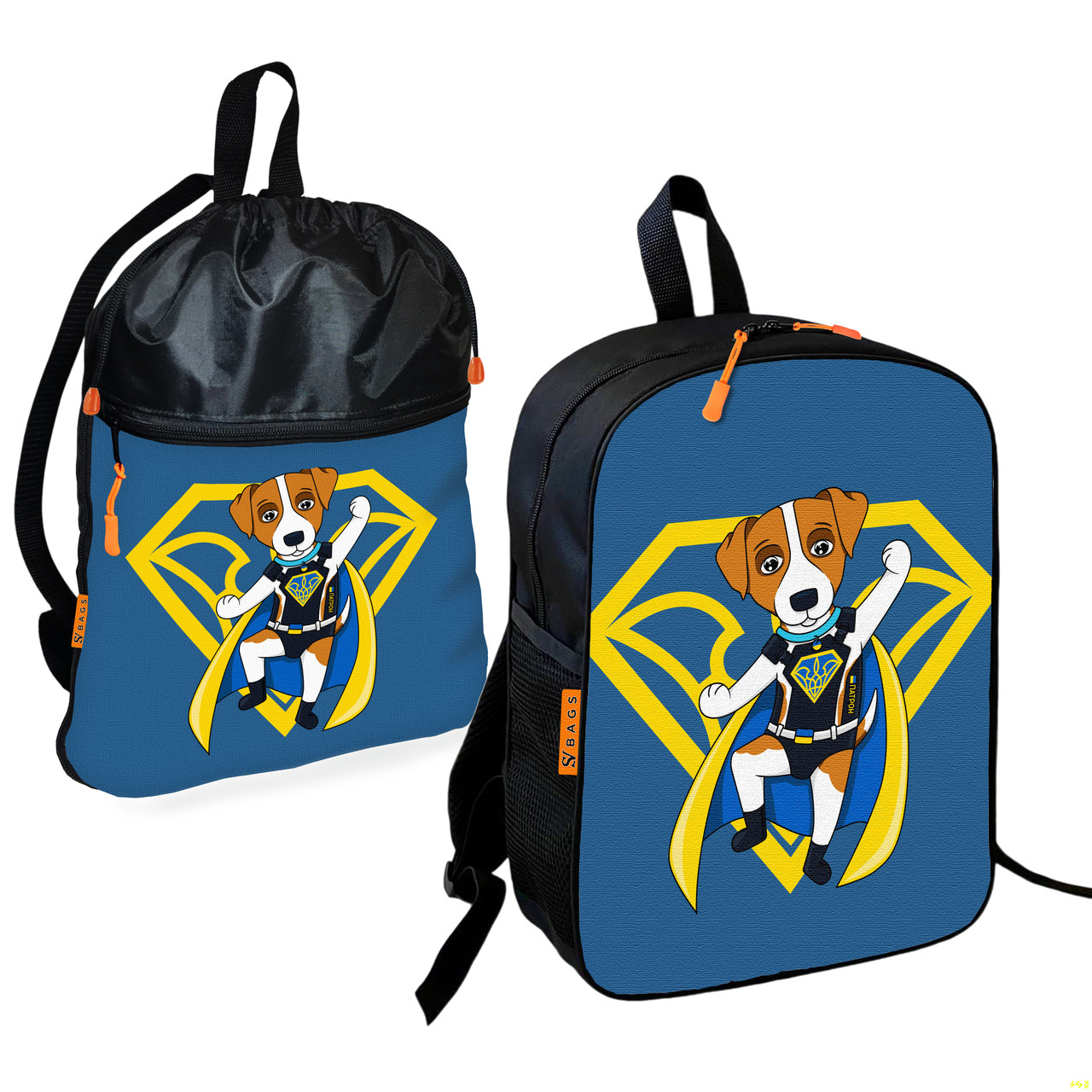 riukzak-ditiachii-z-sumkoiu-dlia-vzuttia-no-brand-pes-patron-riznokolorovii-2-sht-01803